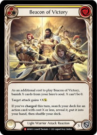 Beacon of Victory - Monarch (MON) #MON033 - Majestic Flesh and Blood Trading Card