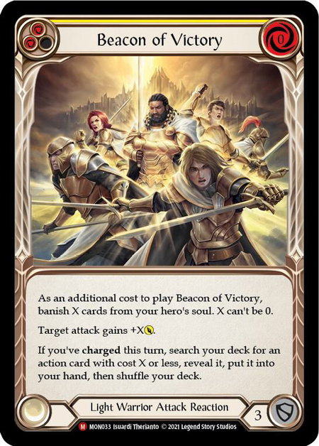 Beacon of Victory - Monarch Flesh and Blood trading card