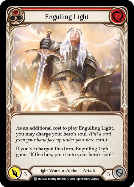 Engulfing Light (Red) - Monarch Flesh and Blood trading card