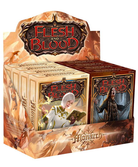 Monarch Blitz Deck Display - Monarch Flesh and Blood trading card