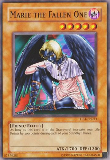 Marie the Fallen One - Dark Beginning 1 YuGiOh trading card
