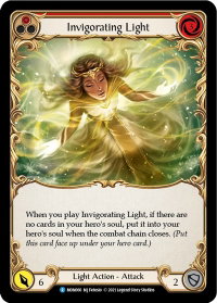 Invigorating Light (Red) - Monarch (MON) #MON066 - Rare Flesh and Blood Trading Card