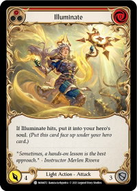 Illuminate (Red) - Monarch (MON) #MON072 - Common Flesh and Blood Trading Card