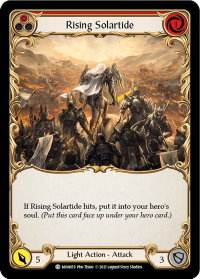 Rising Solartide (Red) - Monarch (MON) #MON078 - Common Flesh and Blood Trading Card