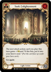 Seek Enlightenment (Red) - Monarch (MON) #MON081 - Common Flesh and Blood Trading Card