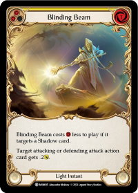 Blinding Beam (Yellow) - Monarch (MON) #MON085 - Common Flesh and Blood Trading Card