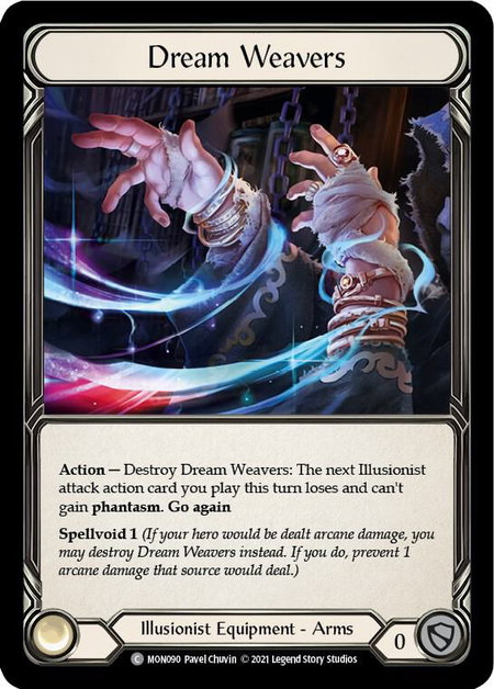 Dream Weavers trading card from Monarch Dream Weavers - Monarch Flesh and Blood trading card
