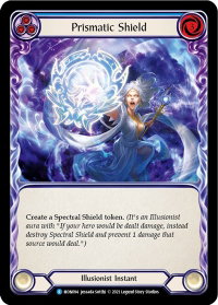 Prismatic Shield (Blue) - Monarch (MON) #MON094 - Rare Flesh and Blood Trading Card
