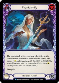 Phantasmify (Yellow) - Monarch (MON) #MON096 - Rare Flesh and Blood Trading Card