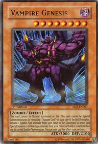 Vampire Genesis - Structure Deck: Zombie Madness (SD2) #SD2-EN001 - Ultra Rare YuGiOh Trading Card