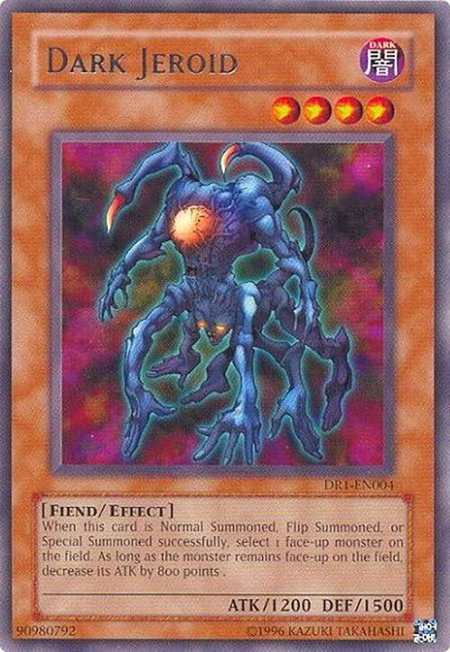 Dark Jeroid trading card from Dark Revelation Volume 1 Dark Jeroid - Dark Revelation Volume 1 YuGiOh trading card