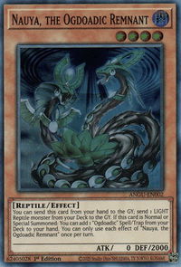 Nauya, the Ogdoadic Remnant - Ancient Guardians (ANGU) #ANGU-EN002 - Super Rare YuGiOh Trading Card