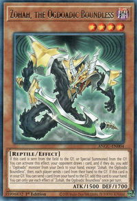 Zohah, the Ogdoadic Boundless - Ancient Guardians (ANGU) #ANGU-EN004 - Rare YuGiOh Trading Card