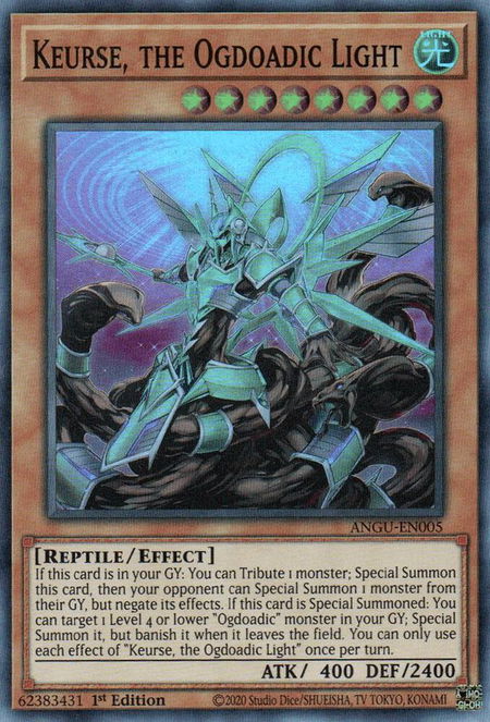Keurse, the Ogdoadic Light - Ancient Guardians YuGiOh trading card