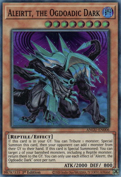 Aleirtt, the Ogdoadic Dark - Ancient Guardians YuGiOh trading card