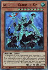 Aron, the Ogdoadic King - Ancient Guardians (ANGU) #ANGU-EN007 - Ultra Rare YuGiOh Trading Card