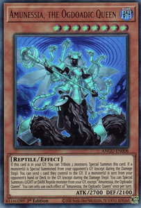 Amunessia, the Ogdoadic Queen - Ancient Guardians (ANGU) #ANGU-EN008 - Ultra Rare YuGiOh Trading Card