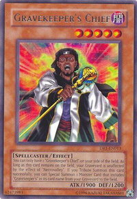Gravekeeper's Chief - Dark Revelation Volume 1 (DR1) #DR1-EN013 - Rare YuGiOh Trading Card