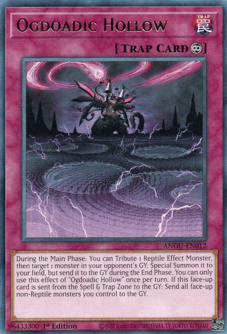 Ogdoadic Hollow trading card from Ancient Guardians Ogdoadic Hollow - Ancient Guardians YuGiOh trading card