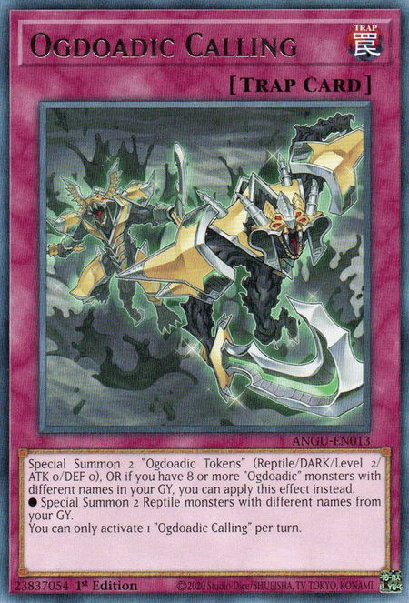 Ogdoadic Calling - Ancient Guardians YuGiOh trading card