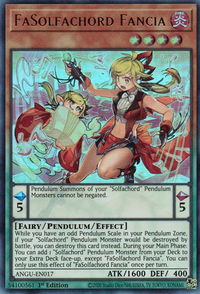 FaSolfachord Fancia - Ancient Guardians (ANGU) #ANGU-EN017 - Ultra Rare YuGiOh Trading Card