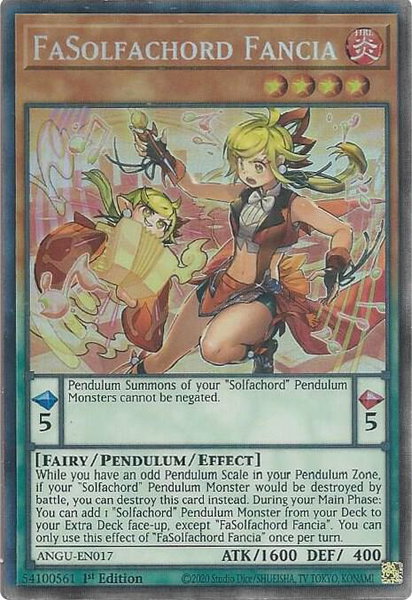 FaSolfachord Fancia (CR) - Ancient Guardians YuGiOh trading card