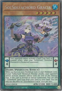 SolSolfachord Gracia (CR) - Ancient Guardians (ANGU) #ANGU-EN018 - Collector's Rare YuGiOh Trading Card