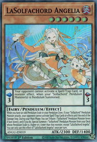 LaSolfachord Angelia - Ancient Guardians (ANGU) #ANGU-EN019 - Super Rare YuGiOh Trading Card