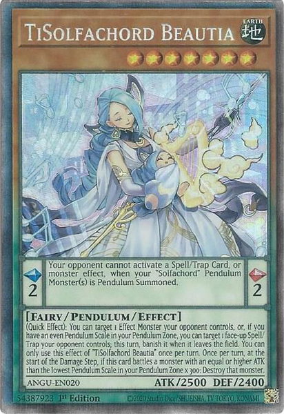 TiSolfachord Beautia (CR) - Ancient Guardians YuGiOh trading card