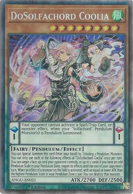 DoSolfachord Coolia (CR) - Ancient Guardians YuGiOh trading card