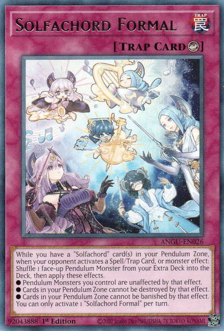 Solfachord Formal - Ancient Guardians YuGiOh trading card