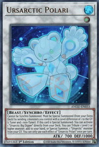 Ursarctic Polari - Ancient Guardians (ANGU) #ANGU-EN033 - Ultra Rare YuGiOh Trading Card