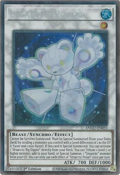 Ursarctic Polari (CR) trading card from Ancient Guardians Ursarctic Polari (CR) - Ancient Guardians YuGiOh trading card