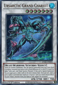Ursarctic Grand Chariot - Ancient Guardians (ANGU) #ANGU-EN035 - Ultra Rare YuGiOh Trading Card
