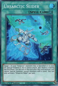 Ursarctic Slider - Ancient Guardians (ANGU) #ANGU-EN037 - Super Rare YuGiOh Trading Card