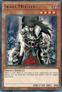 Skull Meister - Ancient Guardians (ANGU) #ANGU-EN043 - Rare YuGiOh Trading Card
