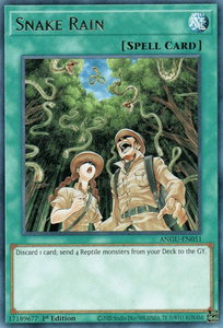 Snake Rain - Ancient Guardians (ANGU) #ANGU-EN051 - Rare YuGiOh Trading Card