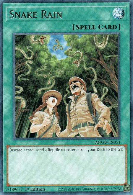 Snake Rain - Ancient Guardians YuGiOh trading card