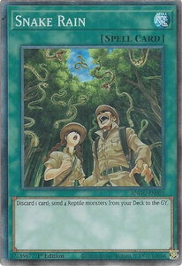 Snake Rain (CR) - Ancient Guardians (ANGU) #ANGU-EN051 - Collector's Rare YuGiOh Trading Card