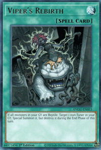 Viper's Rebirth - Ancient Guardians (ANGU) #ANGU-EN053 - Rare YuGiOh Trading Card
