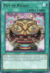 Pot of Riches - Ancient Guardians (ANGU) #ANGU-EN055 - Rare YuGiOh Trading Card
