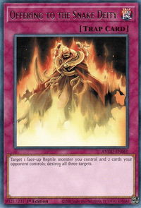 Offering to the Snake Deity - Ancient Guardians (ANGU) #ANGU-EN060 - Rare YuGiOh Trading Card