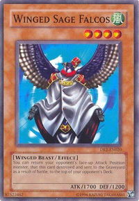 Winged Sage Falcos - Dark Revelation Volume 1 (DR1) #DR1-EN020 - Common / Short Print YuGiOh Trading Card