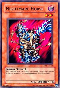 Nightmare Horse - Dark Revelation Volume 1 (DR1) #DR1-EN025 - Common / Short Print YuGiOh Trading Card