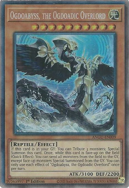 Ogdoabyss, the Ogdoadic Overlord (CR) - Ancient Guardians YuGiOh trading card