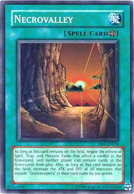 Necrovalley - Dark Revelation Volume 1 YuGiOh trading card