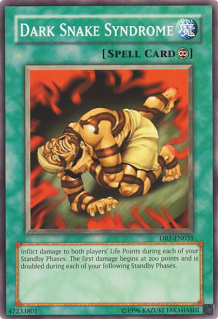 Dark Snake Syndrome - Dark Revelation Volume 1 YuGiOh trading card