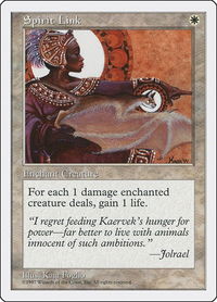 Spirit Link - Fifth Edition (5ED) #64 - Uncommon Magic: The Gathering Trading Card