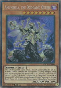 Amunessia, the Ogdoadic Queen (CR) - Ancient Guardians (ANGU) #ANGU-EN008 - Collector's Rare YuGiOh Trading Card