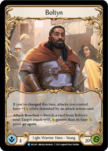 Boltyn - Blitz Deck: Monarch - Boltyn Flesh and Blood trading card